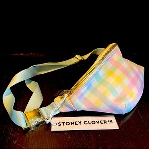 StonyClover ghingam pastel rainbow  fanny pack New with tags